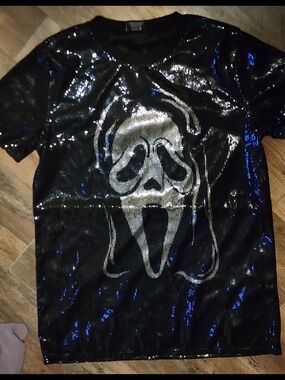 Sequin 'Scream' Top